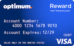 Optimum Reward Visa Card